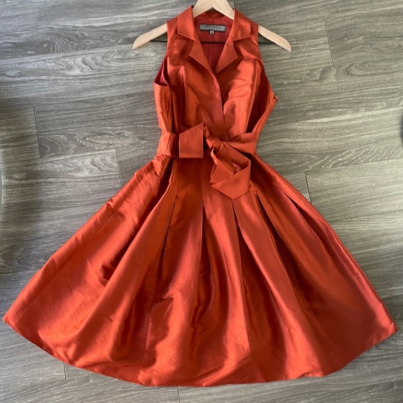 Anne Klein Orange Dress - Picture 1 of 7